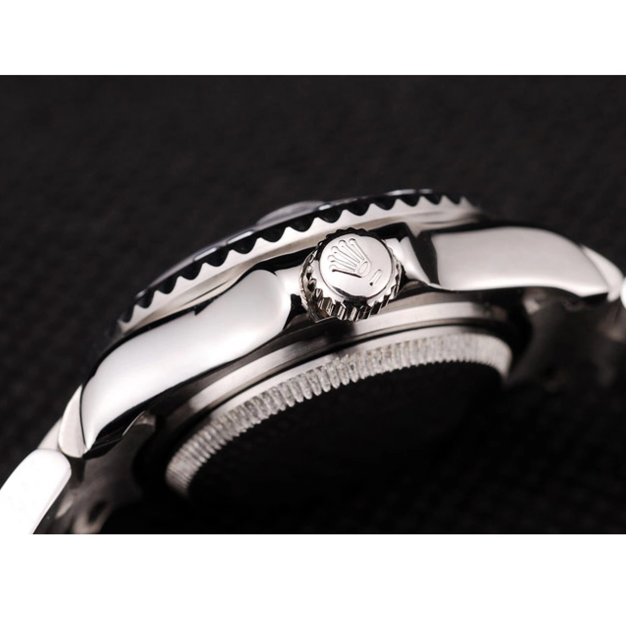 Aaa replica watch Silver Yacht Beige Dial Rolex Bezel Master 0803